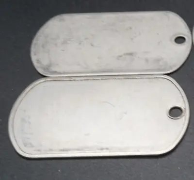 Vietnam War Army Blank Never Used Dog Tag DUTCH AUCTION • $12.74