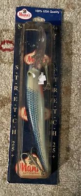 NOS Mann’s Stretch 25+ Blue Shad 7/8oz SDRB685 Hard To Find Bait • $19.95