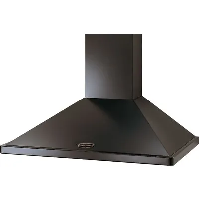 Rangemaster LEIHDC110BC Black / Chrome 110cm Chimney Cooker Hood • £369