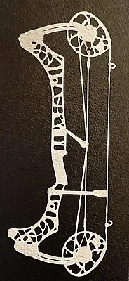 Mathews V3x Bow Decal 8”x 3” Vinyl Decal Sticker - White/Other Colors • $10.99