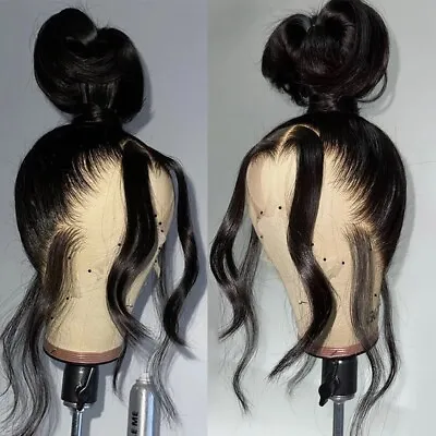 8A 180 Unprocessed Brazillian 360 Lace Human Hair Wig Preplucked Pony/updo • £315