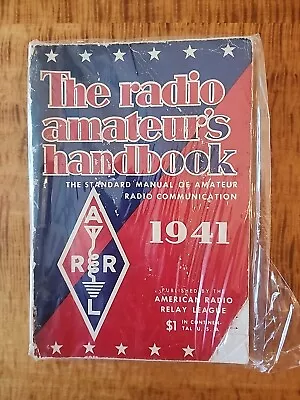 Vintage 1941 ARRL The Radio Amateur’s Handbook 18th Ed. Good Condition • $19