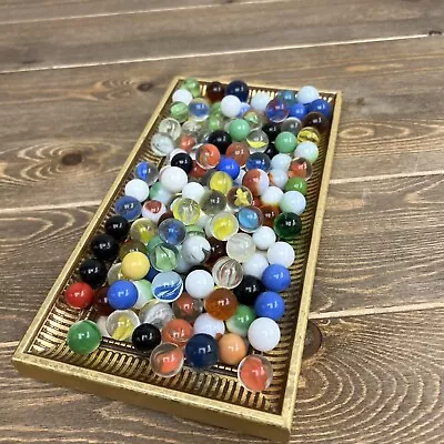 Mixed Lot Of 135 Collectable Glass Marbles • $94.25