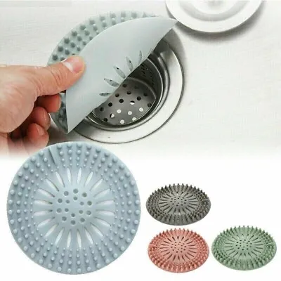 Hair Trap Bathroom Shower Bath Plug Hole Waste Catcher Stopper Drain Sink Filter • £2.55