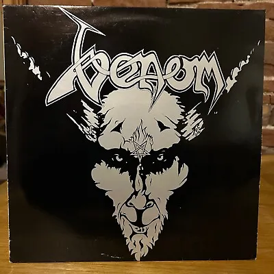 VENOM BLACK METAL LP RED LABELS ORIG UK 1982 NEAR MINT Inc POSTER And INSERT • £475