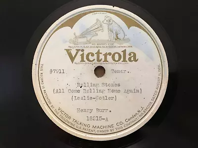 #1 TEST PRESSING Victrola Record 78 Rpm 7911 Rolling Stones HENRY BURR • $99.99