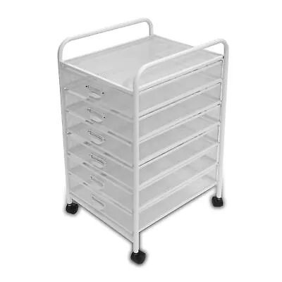 £49.99 • Buy OSCO Wire Mesh 6 Drawer Cart - White