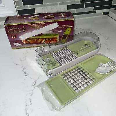 NEW Vidalia Chop Wizard Food Vegetable Fruit Dicer Chopper W/ Bonus Dicer Blade • $19.99