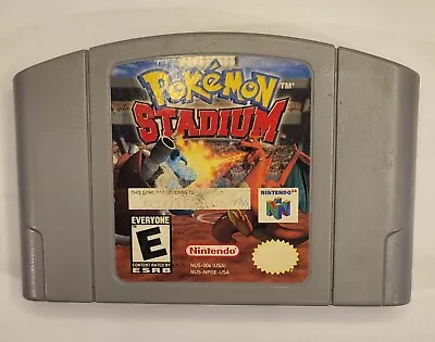 Pokemon Stadium (Nintendo 64 2000) N64 Authentic Cartridge Tested And Working • $20.47