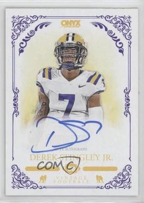 $9.44 • Buy 2022 Onyx Vintage Blue Signatures Derek Stingley Jr #VADS Rookie Auto RC