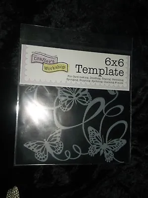 CRAFTERS WORKSHOP 6 X 6 TEMPLATE MINI BUTTERFLY BALLET TCW193s - BRAND NEW  • £4.25