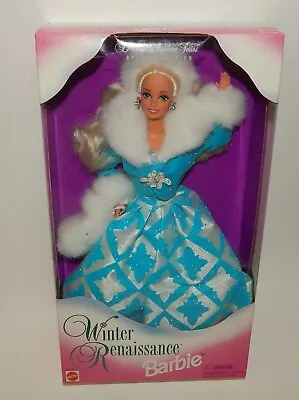 1996 Mattel Winter Renaissance Barbie Doll Evening Elegance Series MIB • $17.49