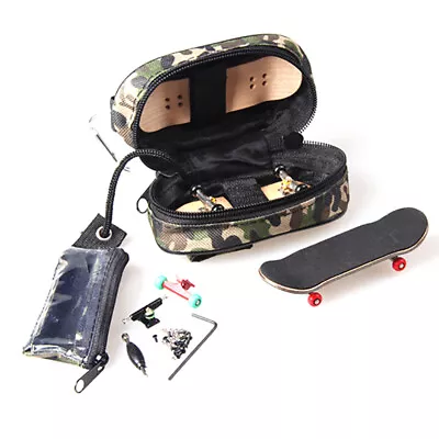 Camo Fingerboard Storage Bag Zipper Stash Tote Carrying Case Organized Pouch • $11.99