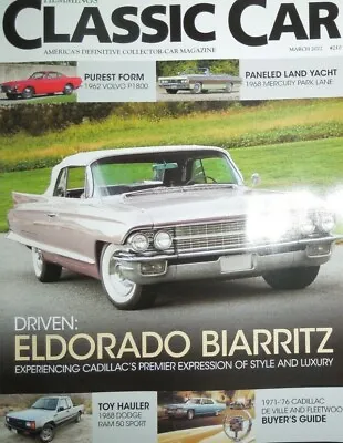 CLASSIC CAR Hemmings ELDORADO BIARRITZ Cadillac De Ville FLEETWOOD Mercury VOLVO • $9.99