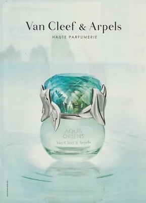 Paper Advertising - Advertising Paper - Aqua Oriens By Van Cleef & Arpels • $2.77