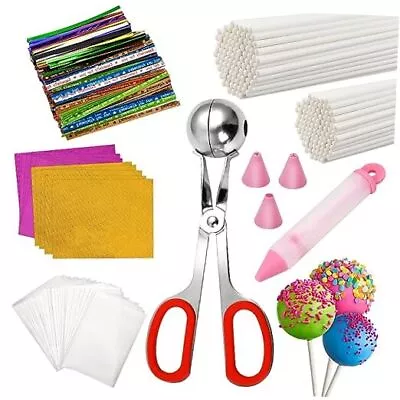 802Pcs Cake Pop Set Including Cake Pop Sticks And Wrappers Twist Ties Cake  • $27.25