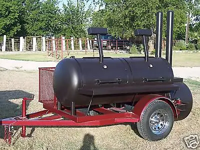 NEW Reverse Flow BBQ Pit Smoker And Charcoal Grill Trailer • $6450