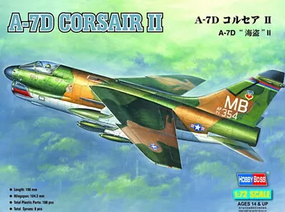 1/72 Vought A-7D Corsair II Light Attack Aircraft HobbyBoss 87203 Model Kit • $23.60