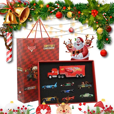 8Pack Disney Cars Classic Racers Diecast Toy Car Jackson Cruz Xmas Gifts Set Box • £49.99