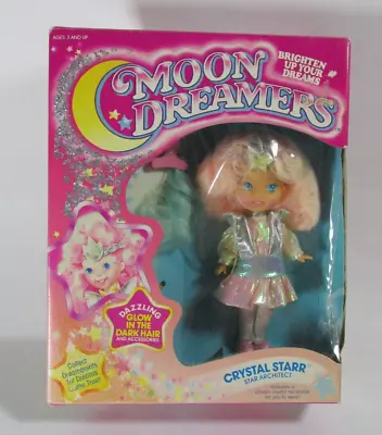 Moon Dreamers Doll Crystal Starr - With Box - Hasbro 1986 Vintage NIB Rare • $159.99