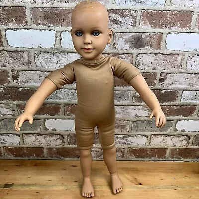 MY TWINN Doll 1996 Bald Needs Wig Blue Eyes Fair Skin  Poseable TLC PARTS # 1738 • $44