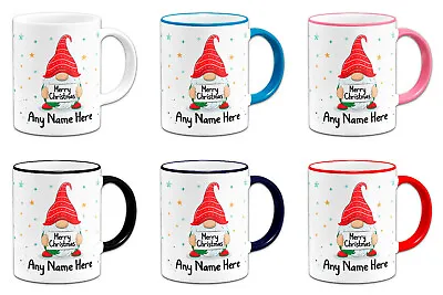 Personalised Merry Christmas Any Name Novelty Gift Mug • £8.99