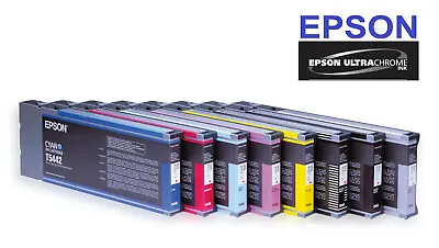 Original Ink EPSON Stylus Pro 9600 7600/T5441 T5445 T5446 T5447 T5448 7.4oz • $221.14