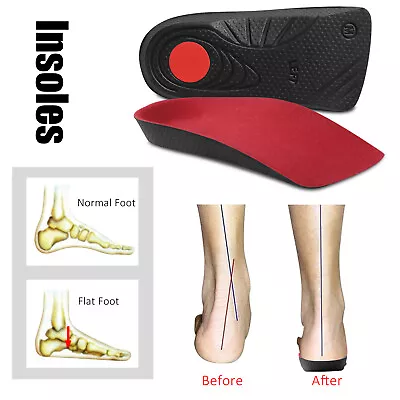 3/4 Orthotic Shoe Insoles Inserts Plantar High Arch Feet Support Fasciitis 1Pair • $5.99