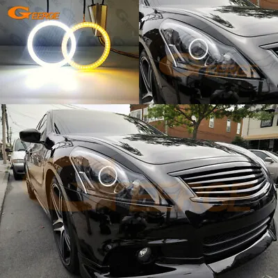 For INFINITI G25 G35 G37 Q40 Q60 V36 Ultra Bright Led Angel Eyes Kit Halo Rings • $23.72