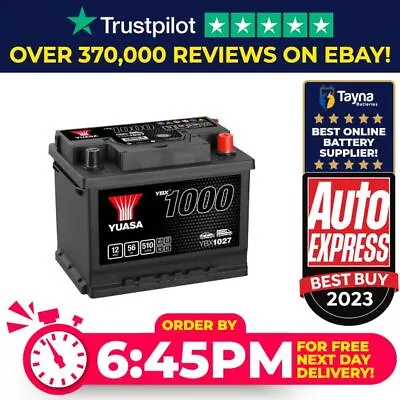 YBX1027 Yuasa CaCa Car Battery 12V 55Ah • £77.89