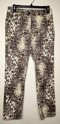 Peck And Peck Weekend Women’s Jeans Pants Sz 4 Leopard Print • $6.40