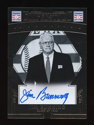 2015 Panini Cooperstown Induction: # 22 Jim Bunning Auto NM-MT OR BETTER • $0.79
