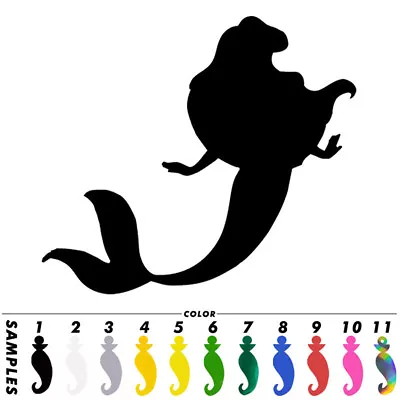 £3.71 • Buy 2PCS Pretty Mermaid Car Sticker Window Wall Laptop Glass Skate Surf Vinyl Decal
