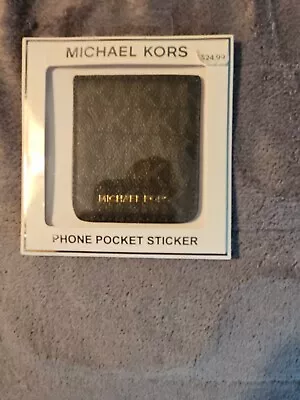 Michael Kors Phone Pocket Sticker Adhesive Backing - Brown Sone Not Packaged • $4.99