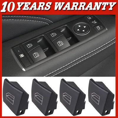 4pcs Driver Window Switch Button Cap For Mercedes-Benz W204 C-Class W212 X156 • $11.57