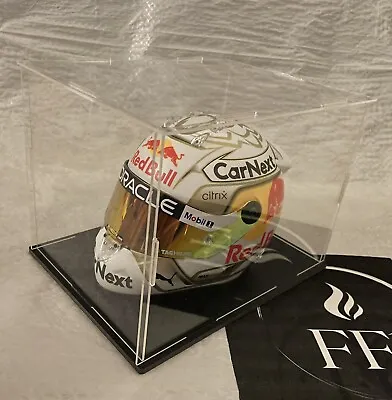 Max Verstappen 2022 F1 Helmet 1:2 Scale Replica - With Display Case • $220