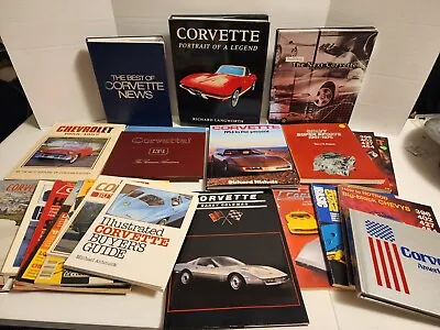 Corvette News Car Restoration Coffee Table Books Magazines Guides Huge Lot • $99