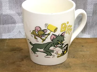 VINTAGE - Tom & Jerry Cup Staffordshire Stamped MGM Tea Animation • $9.99