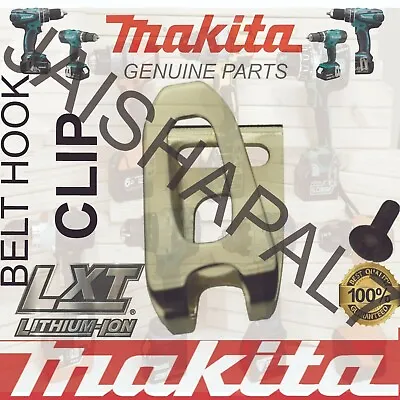 Makita Belt Hook Clip 18v 14.4 DTD DHP DDF DTW DTL DDA Impact Screw Driver Drill • £3.20