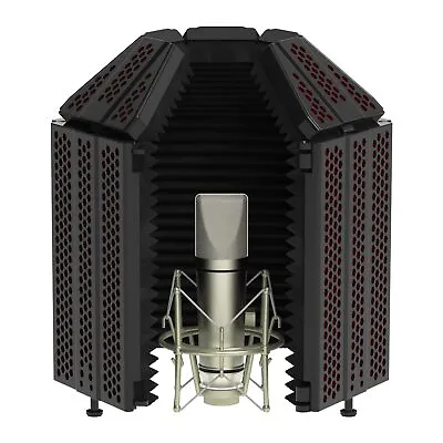 Recording Microphone Isolation Shield With Pop FilterHigh Density Absorbent F... • $58.45