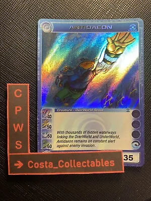 Antidaeon - Max Wisdom - 40/50/50/60/35 - Ripple Foil Chaotic Card - Promo - Nm • $55