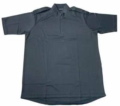 £8.95 • Buy Male Black Breathable Wicking Shirt With Epaulettes Security Dog Handler