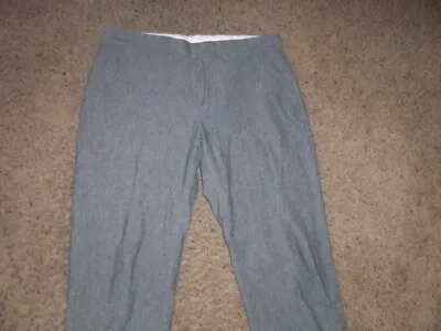 J. CREW Gray Pure Cotton Slim Bedford Style PANTS 33x30 (actual 33x29) • $11.16