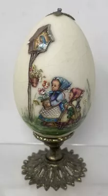 Decorative Easter Egg 5” Inch Egg Virgin Mary Children Vintage Spring Decoration • $9.95