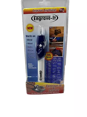 NEW Engrave-It Pro Engraving Pen Tool - AS SEEN ON TV - Engrave Metal Wood  • $15.59