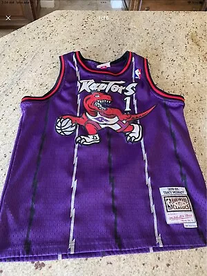 Toronto Raptors McGrady Babsketball Jersey Size Kids Large By Mitchell & Ness • $19.99