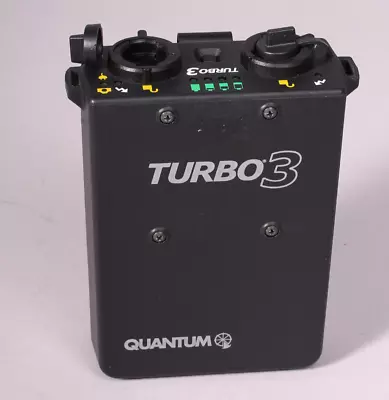 Quantum Turbo 3 Strobe Power Pack Tested Working Qflash Canon Nikon • $210