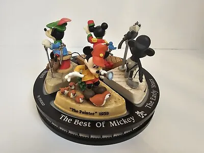 Vtg ENESCO MICKEY MOUSE THE EARLY YEARS FIGURINE SET Oon Carousel Parts Only! • $18