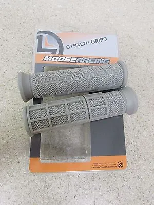 Moose Stealth Gray Atv Grips Yamaha Banshee Warrior Raptor Grizzly Kodiak  • $13.95