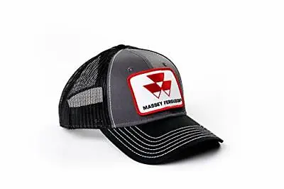 J&D Productions Inc. Massey Ferguson Tractor Hat Gray With Black Mesh Back • $18.44